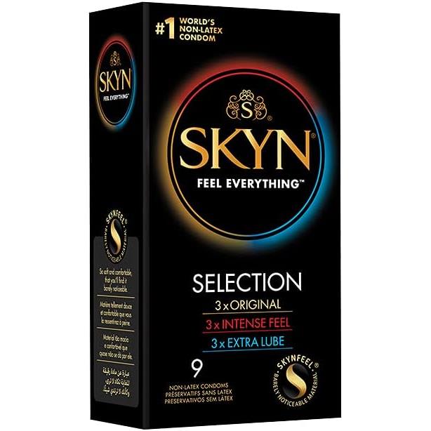 SKYN Selection Kondome latexfreie Set 3 Original 3 Intense Feel 3 Extra Feucht,SKYN ,5011831092282, 5011831092282